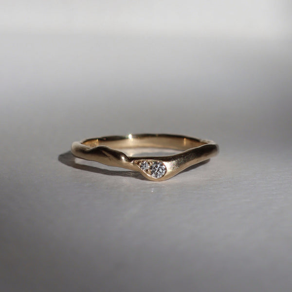 Leave To Dry Bigger Diamond Drop Ring II by PernilleHolm