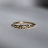 Delicate Gold Nugget Diamond Solitaire Ring By PernilleHolm